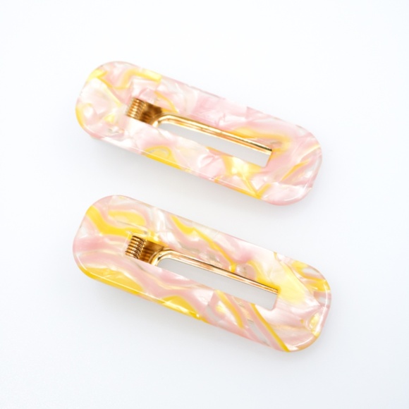 Accessories Aesthetic Marble Block Set Pink Yellow Poshmark